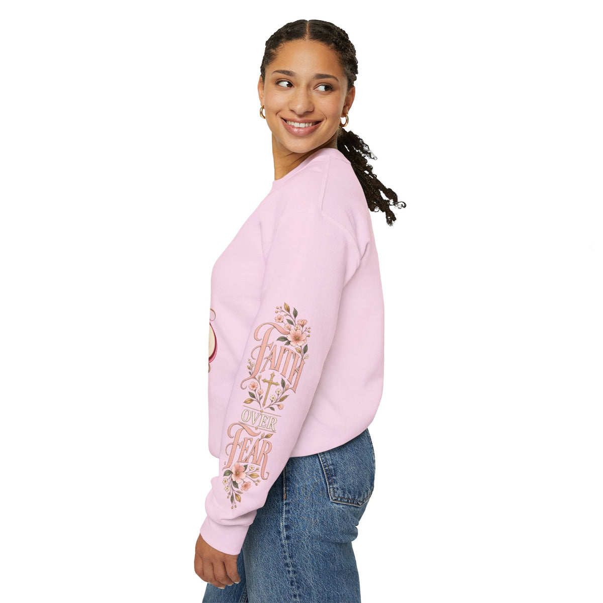 COVERED by His Grace Floral Crewneck | 7Fold