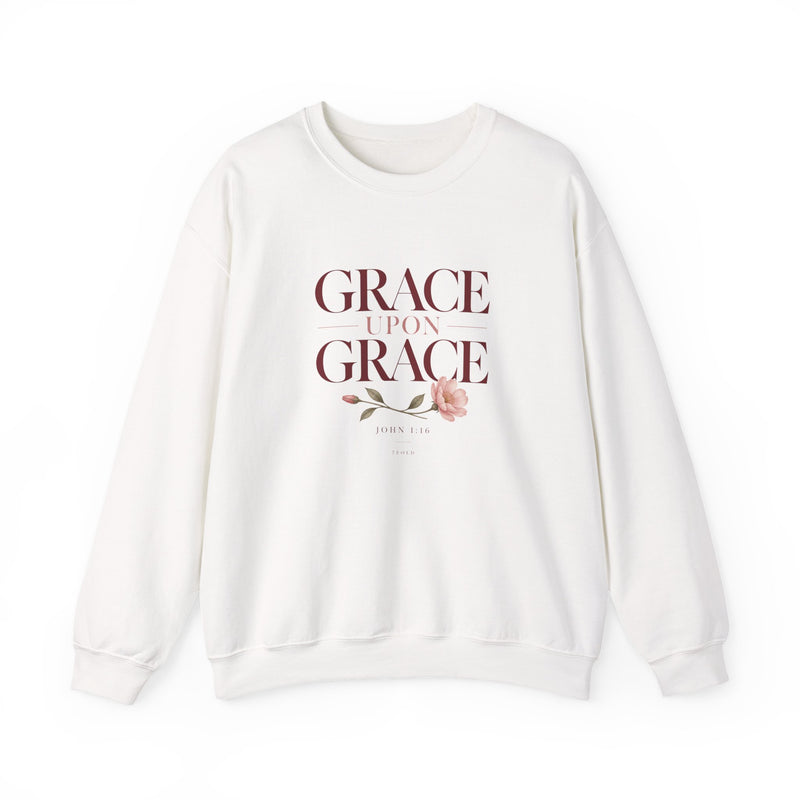 Grace Upon Grace Floral Crewneck | 7Fold