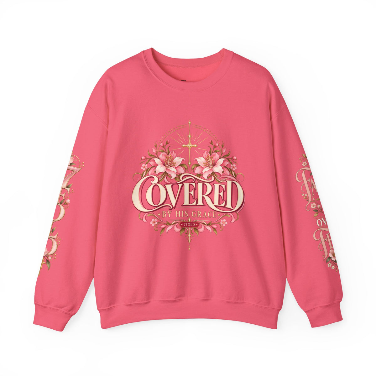 COVERED by His Grace Floral Crewneck | 7Fold