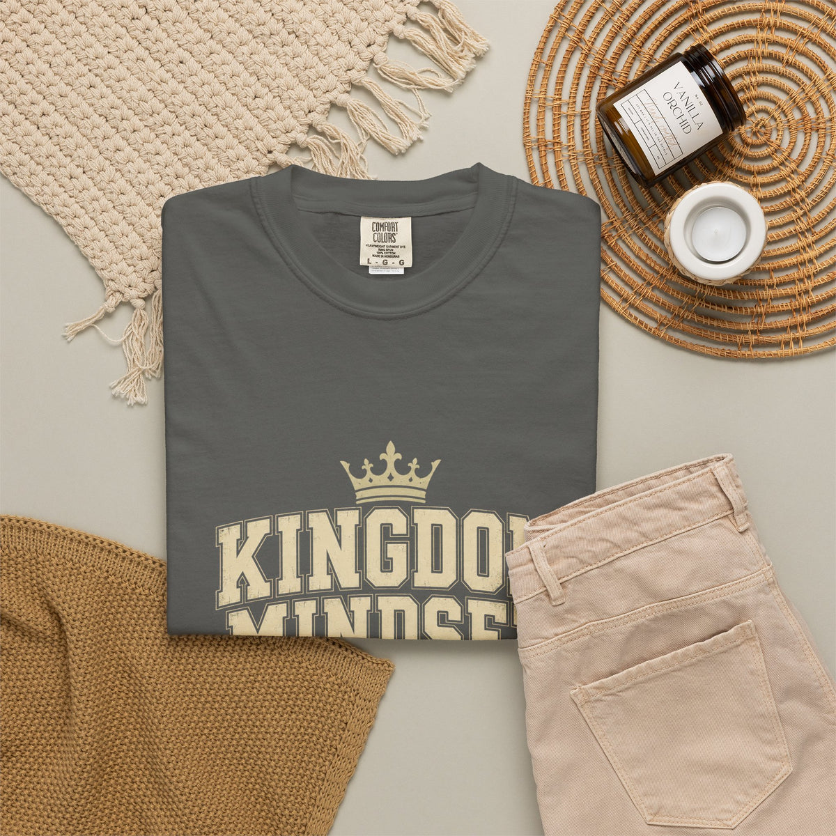 Kingdom Mindset Crown Heavyweight Tee | 7Fold