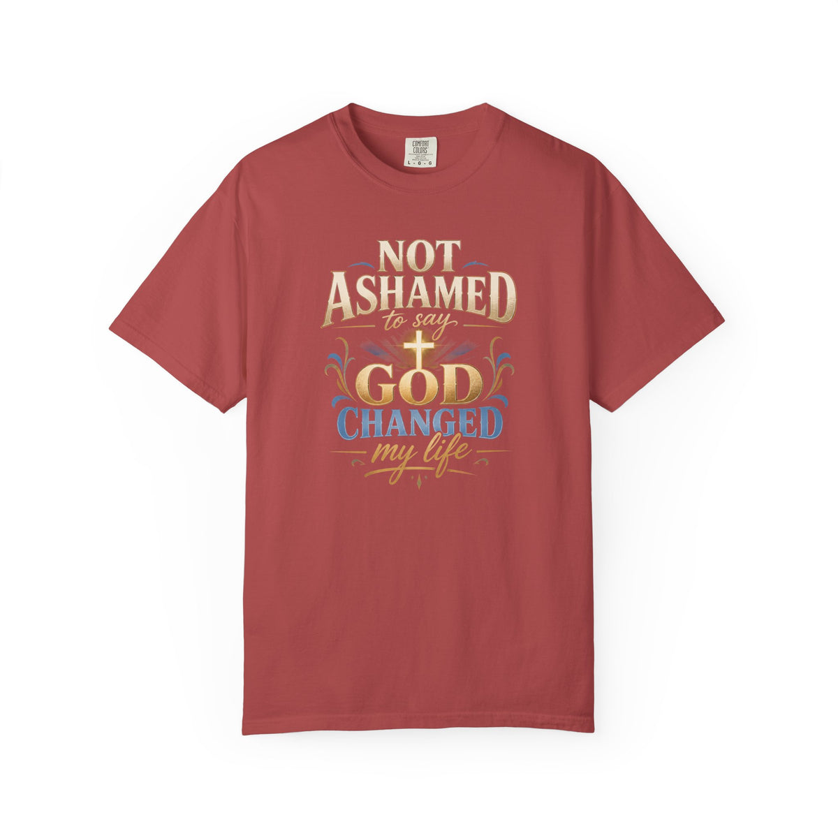 Not Ashamed — God Changed My Life Heavyweight Tee | 7Fold