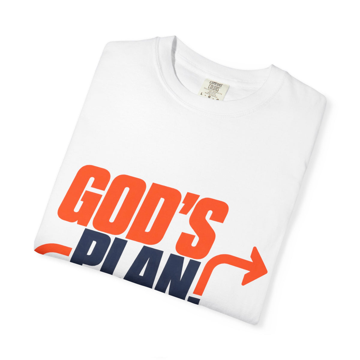 God’s Plan. My Pace. Garment-Dyed Tee | 7Fold