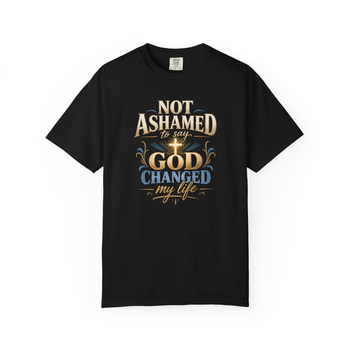 Not Ashamed — God Changed My Life Heavyweight Tee | 7Fold
