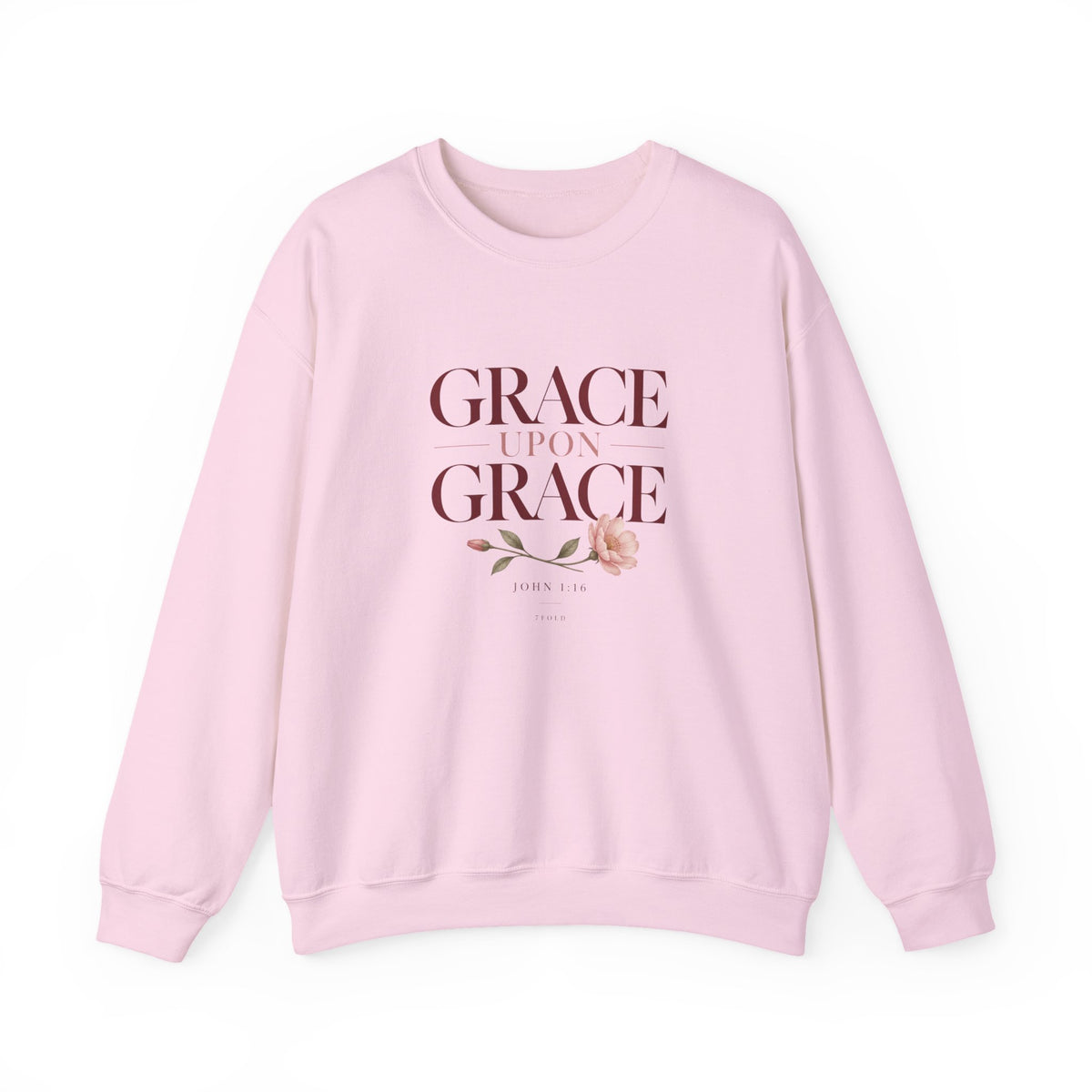 Grace Upon Grace Floral Crewneck | 7Fold