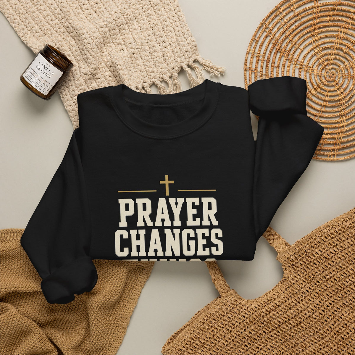 Prayer Changes Things Crewneck | 7Fold