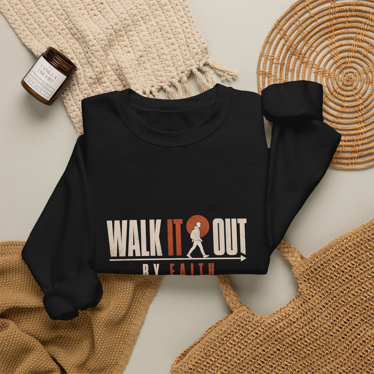Walk It Out By Faith Crewneck | 7Fold